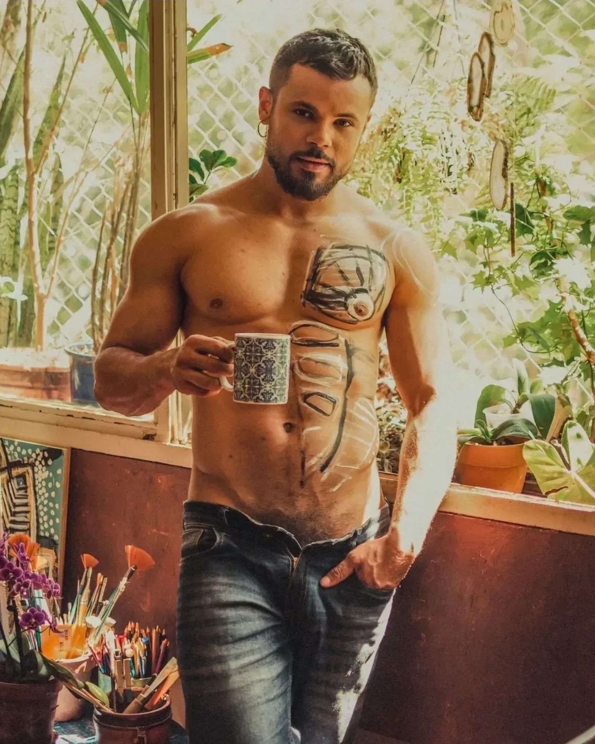 Brazilian gay porn performer Jesus Sadic