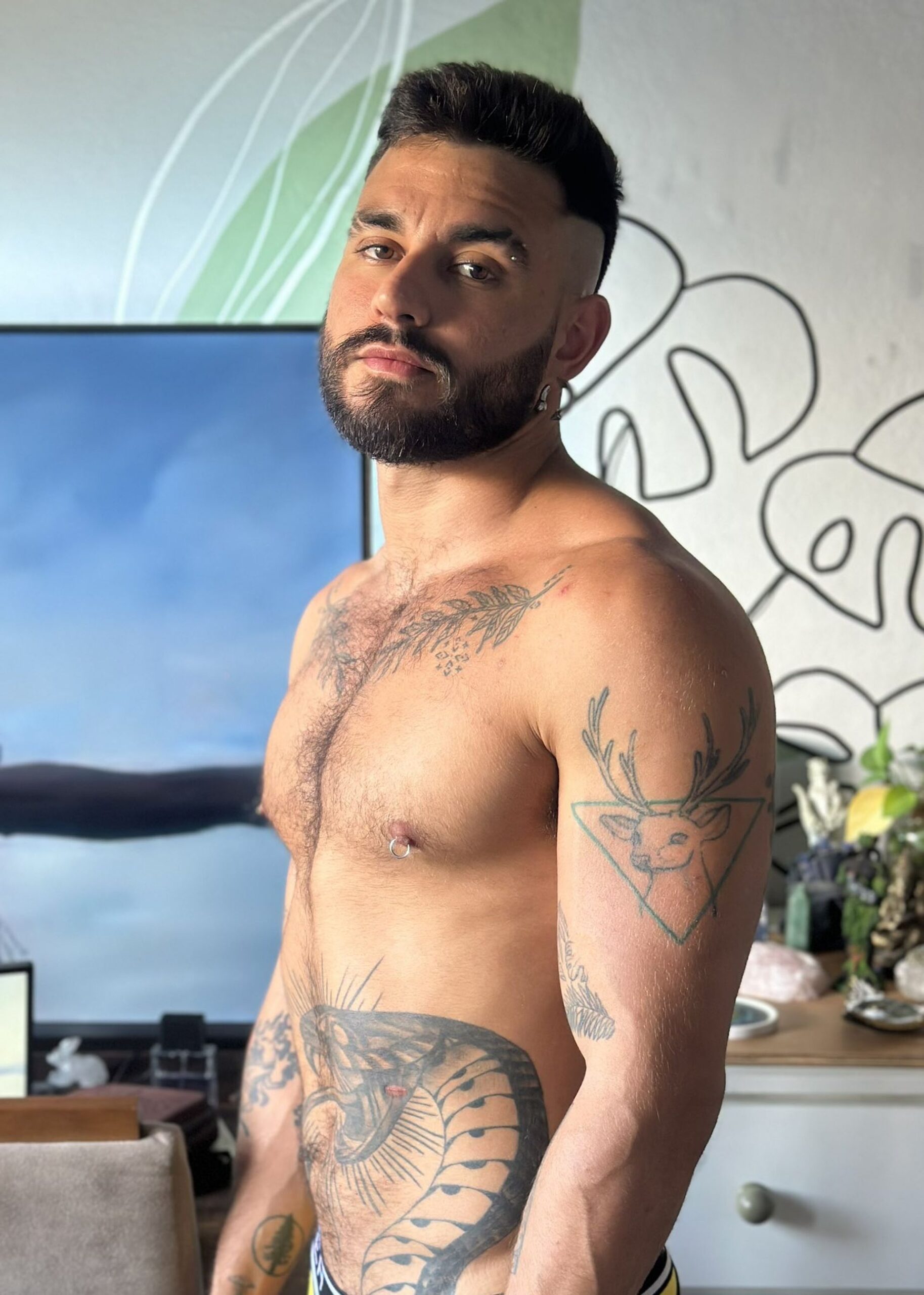 Brazilian gay porn performer Master Ikarus