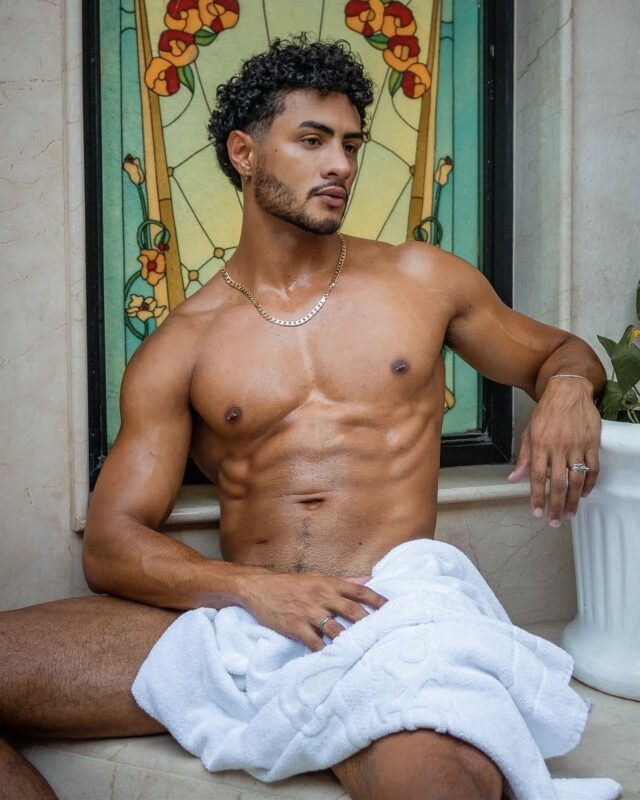 Brazilian gay porn performer B3njamin