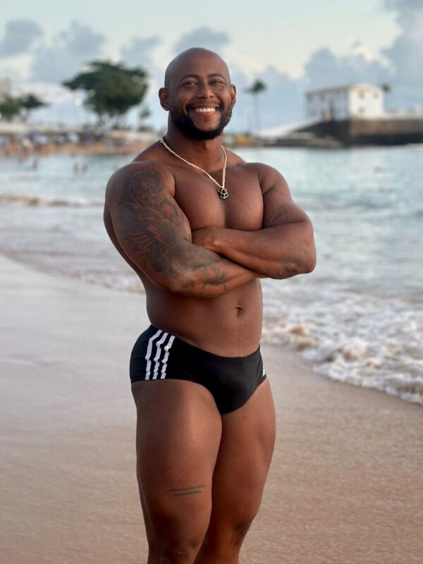 Brazilian gay porn performer Bodybuilder Black