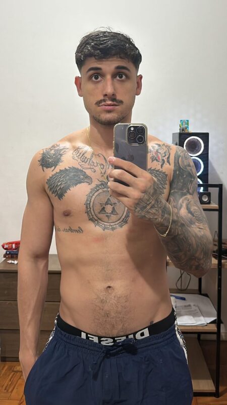 Brazillian gay porn performer Caramujo