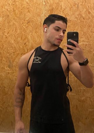 Brazilian gay porn performer Gabriel Ortega