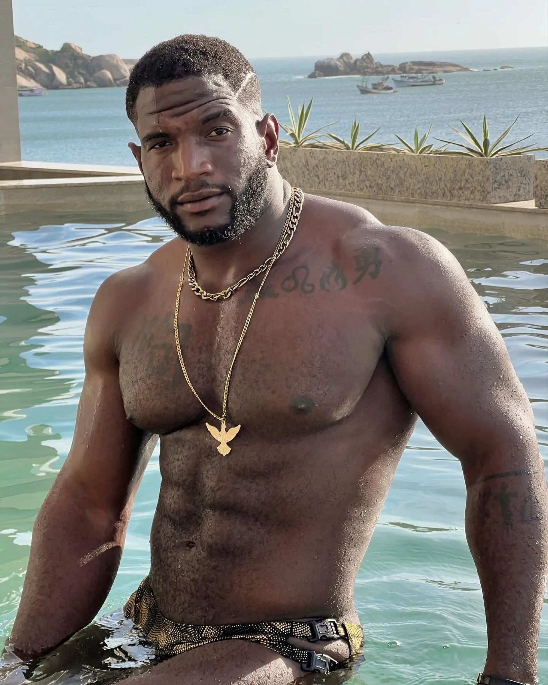 Brazilian gay porn performer O Grande Simões