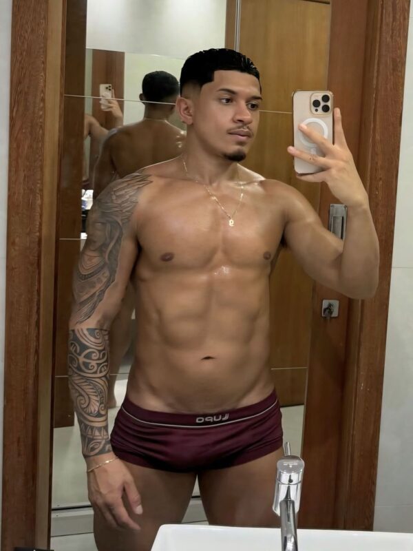 Brazilian gay porn performer Guilherme Sousa