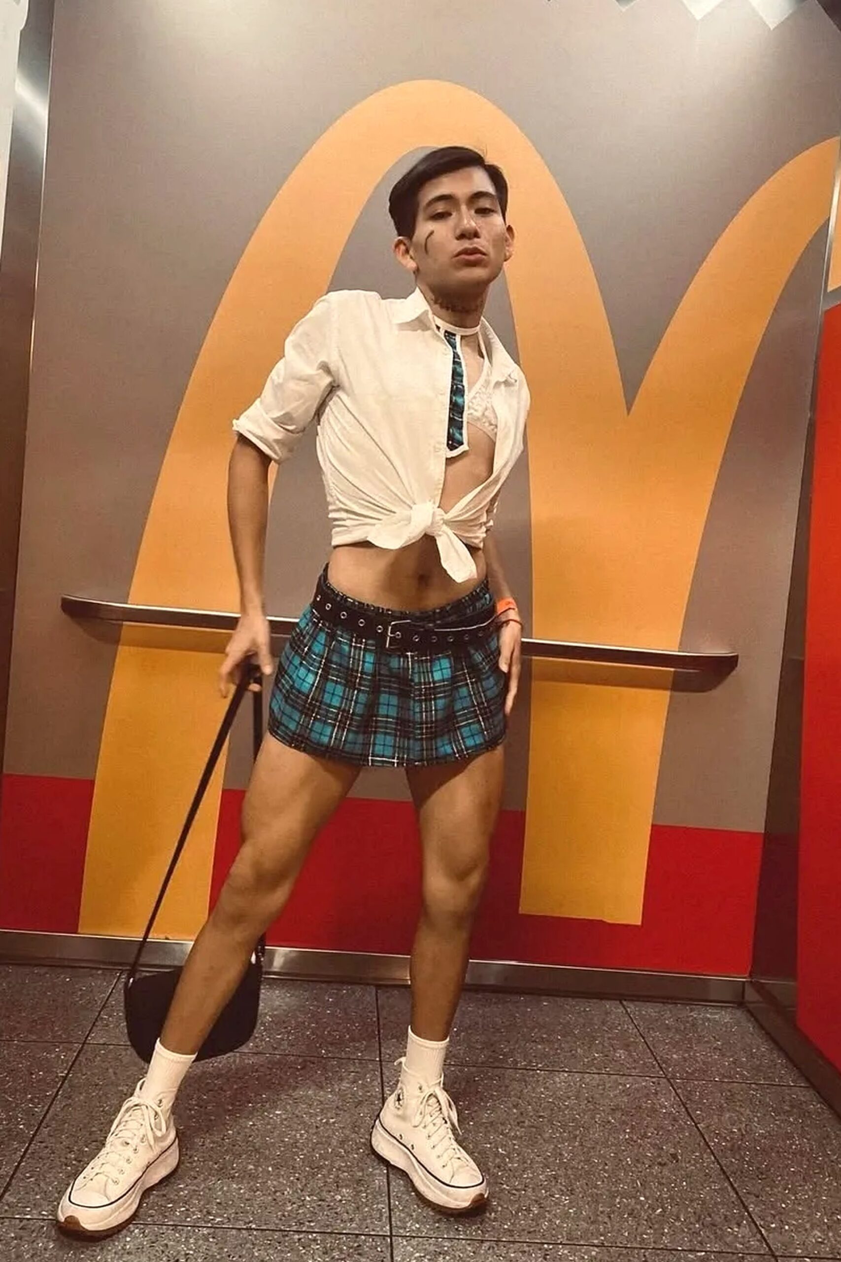Mexican gay porn performer Hot Peach