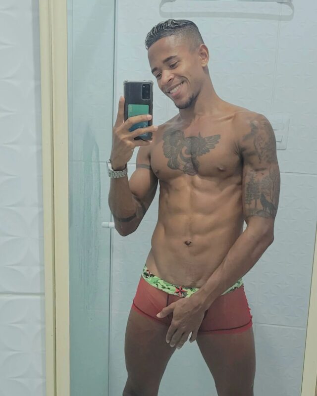 Brazilian gay porn performer Ivison Menezes