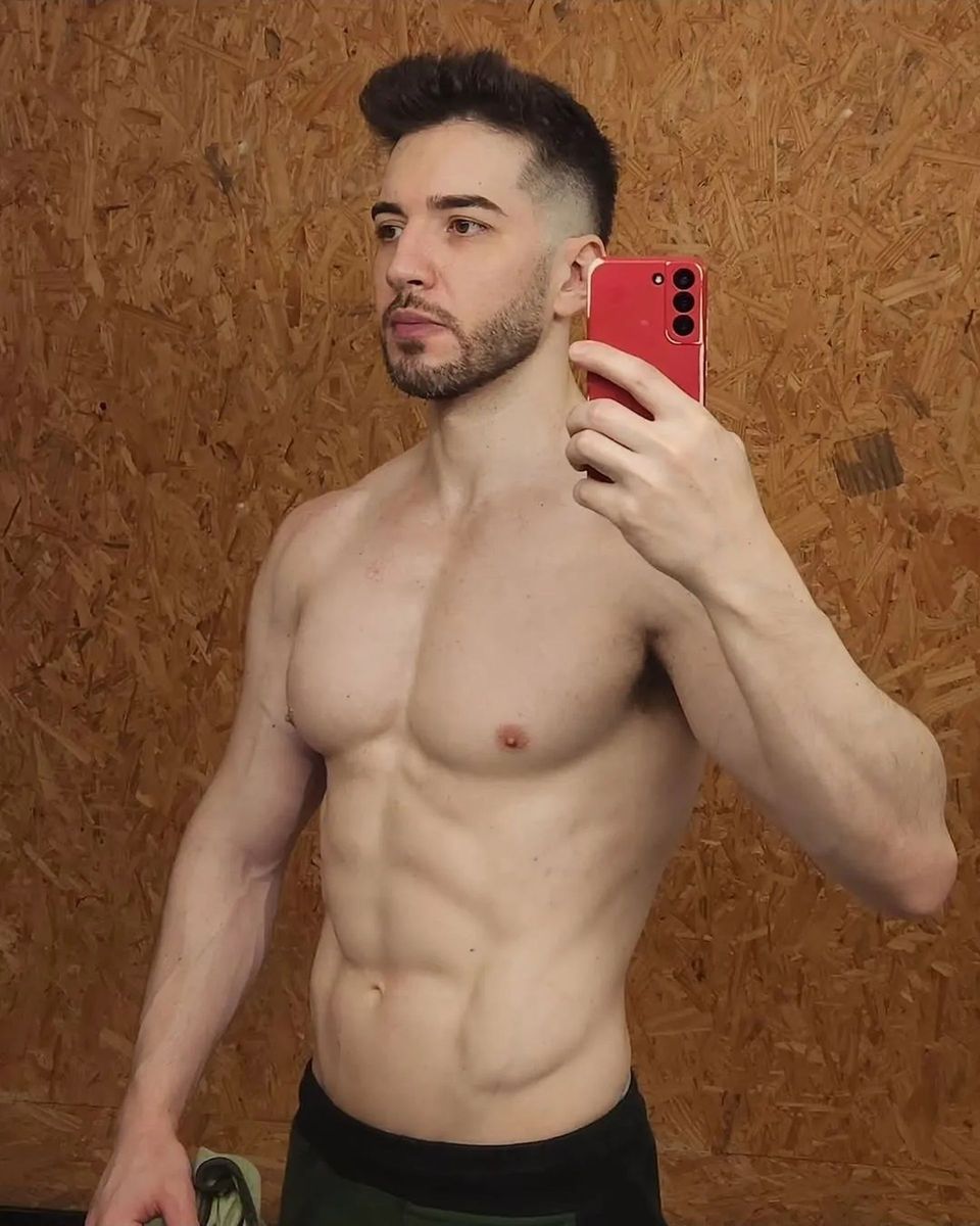 Brazilian gay porn performer Luiz Angelini