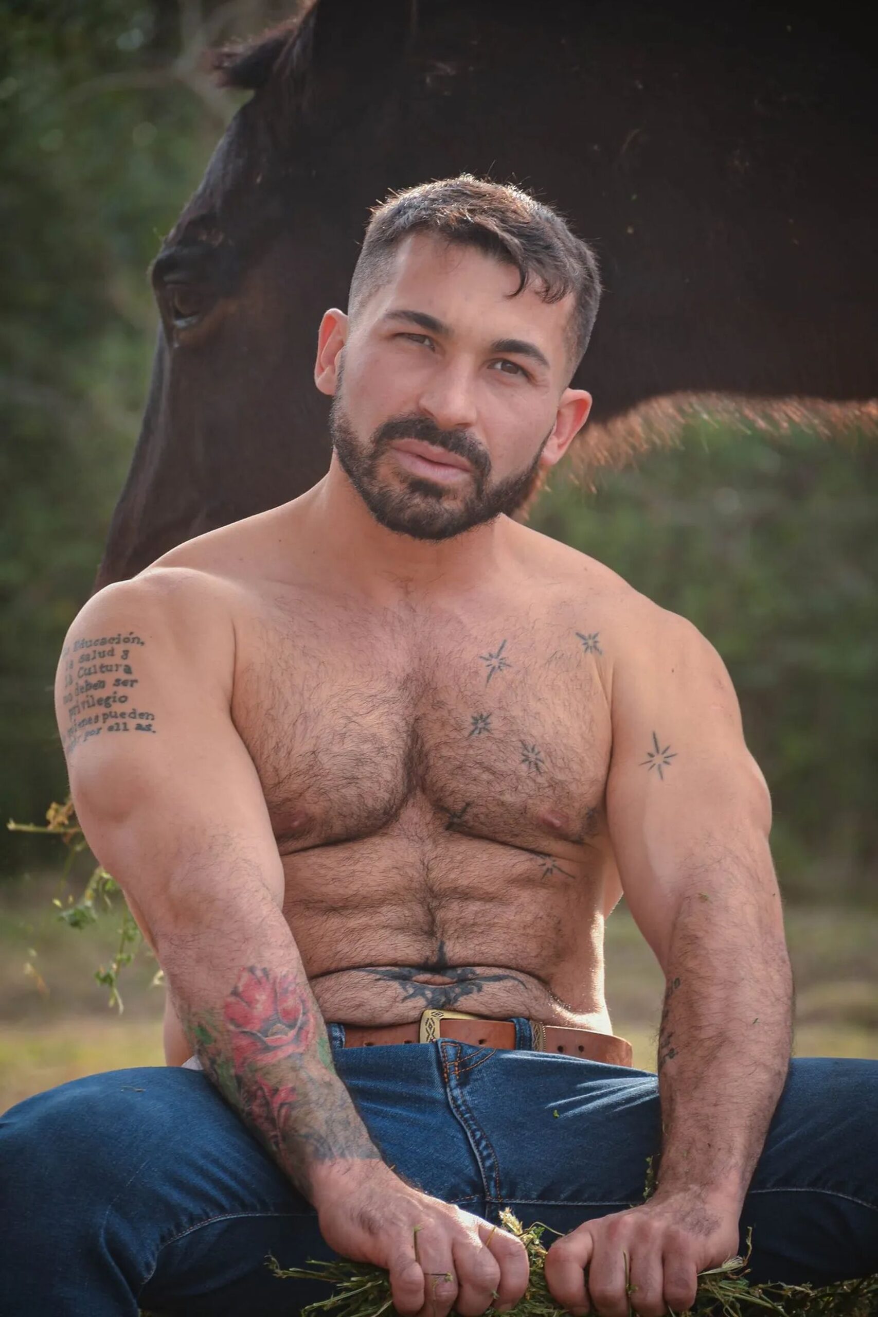 Argentinian gay porn performer Macroba