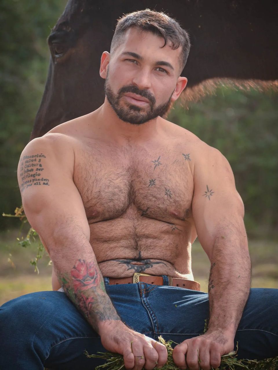 Argentinian gay porn performer Macroba