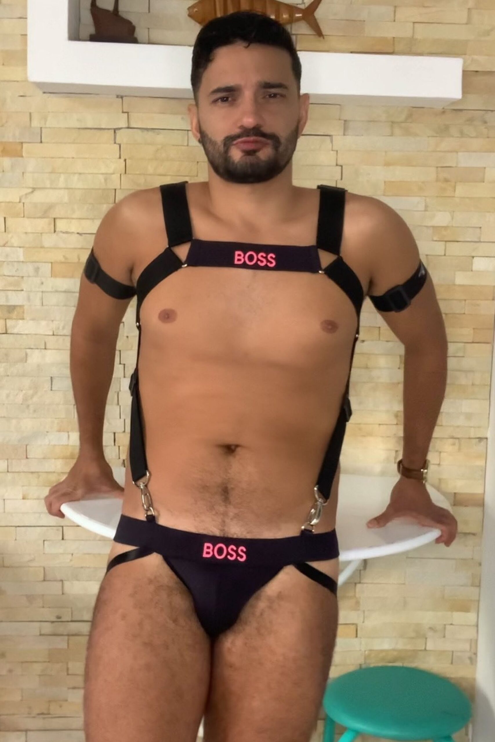 Brazilian gay porn performer Marcos Goiano