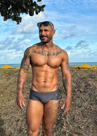 Brazilian gay porn performer Nandinho Oxe