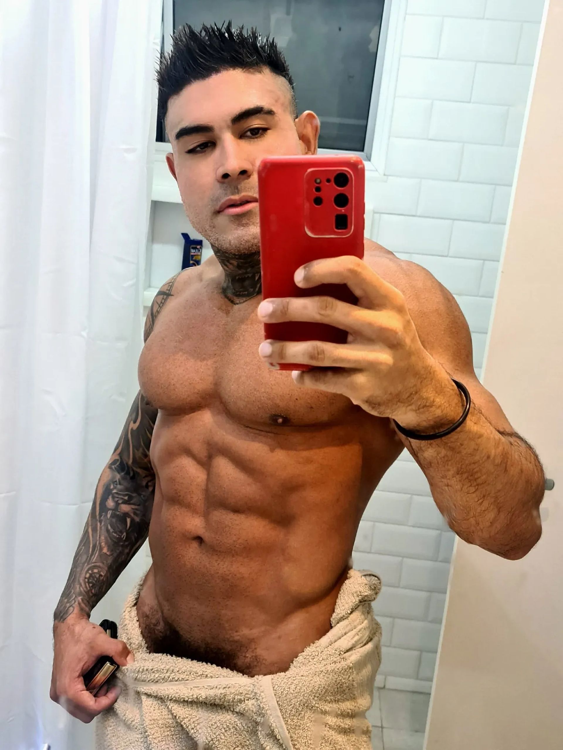 Brazilian gay porn performer O Mino Tauro