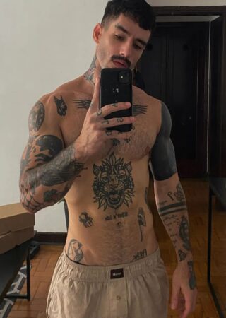 Brazilian gay porn performer Phill Carz