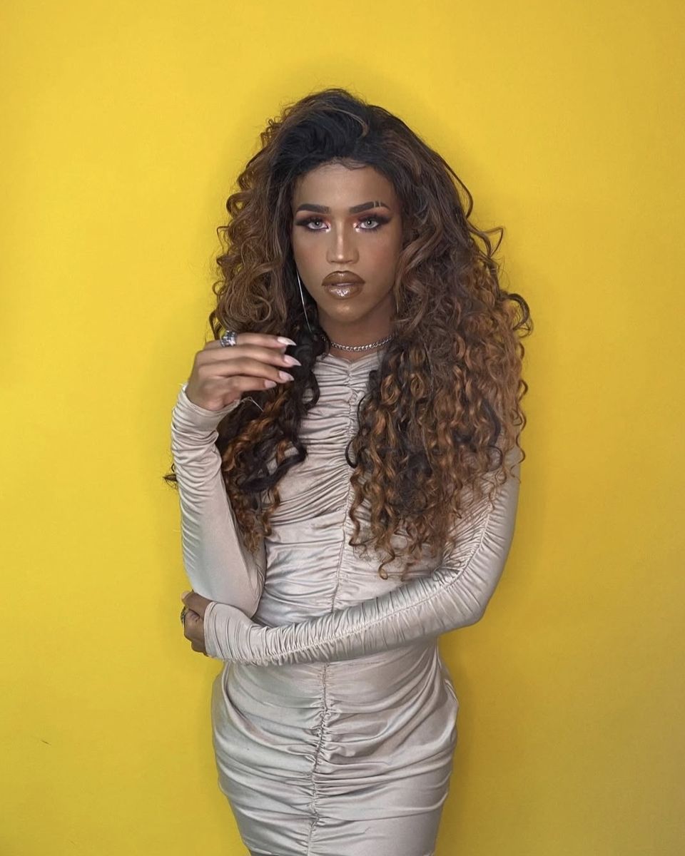 Melania, drag character of Axell Oliveira