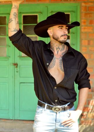 Brazilian gay porn performer Azael Rogen