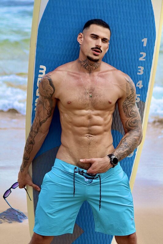 Brazilian gay porn performer Diego Pherraz