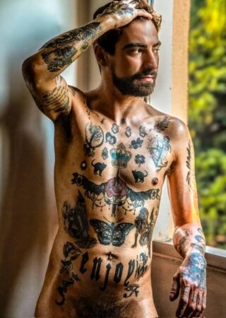Brazilian gay porn performer Fernando Tatuado