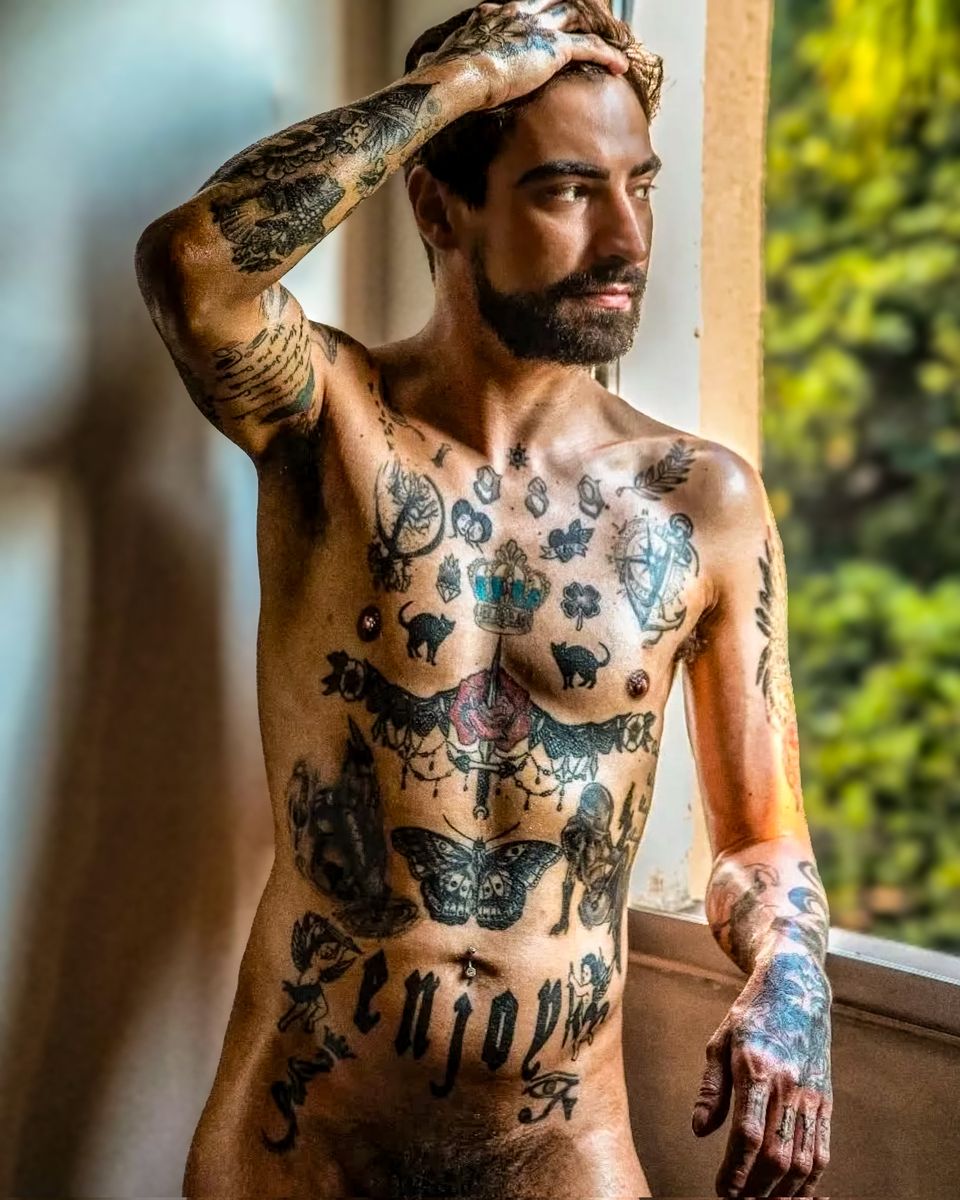 Brazilian gay porn performer Fernando Tatuado