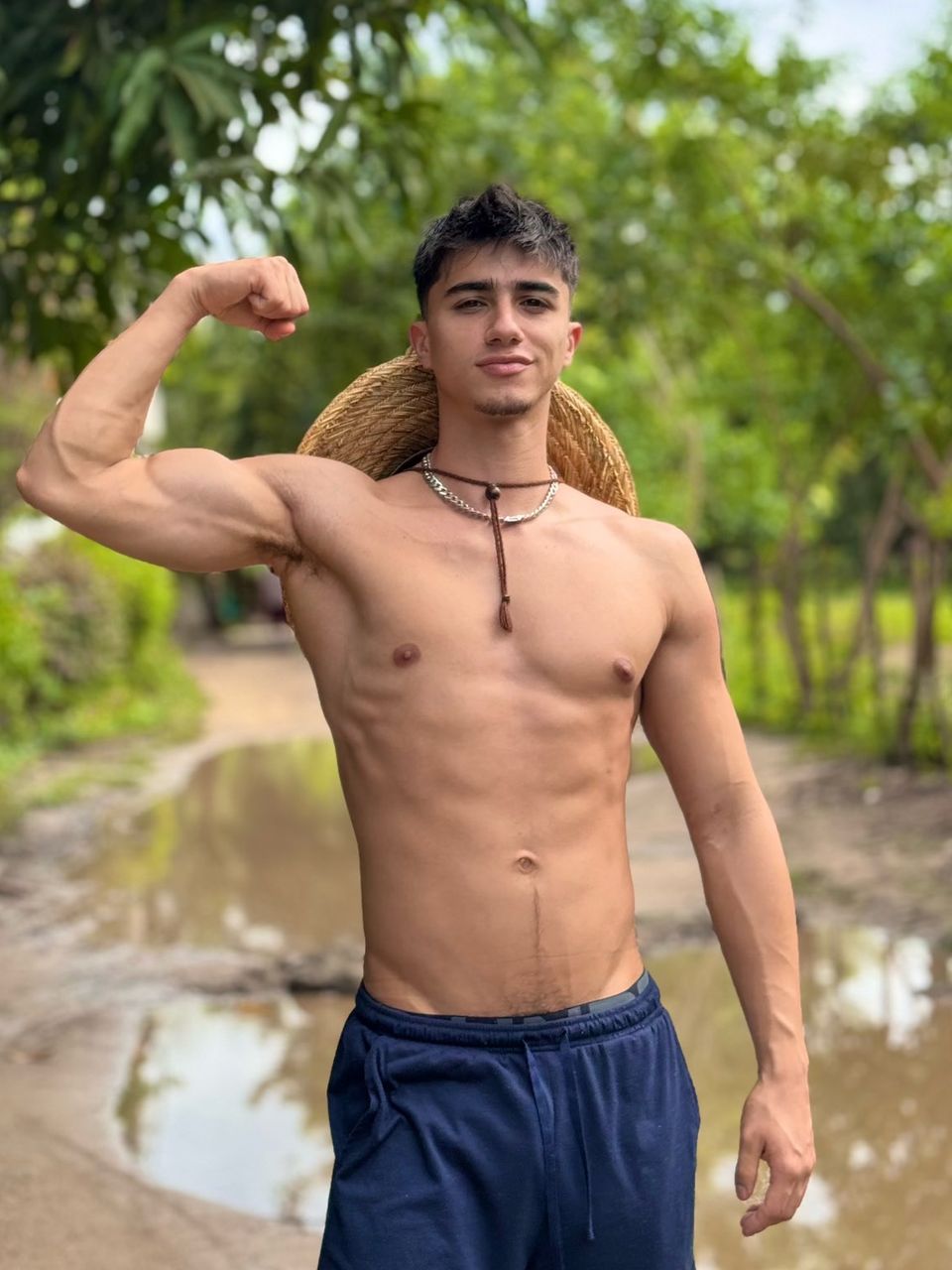 Colombian gay porn performer Nathan Luna