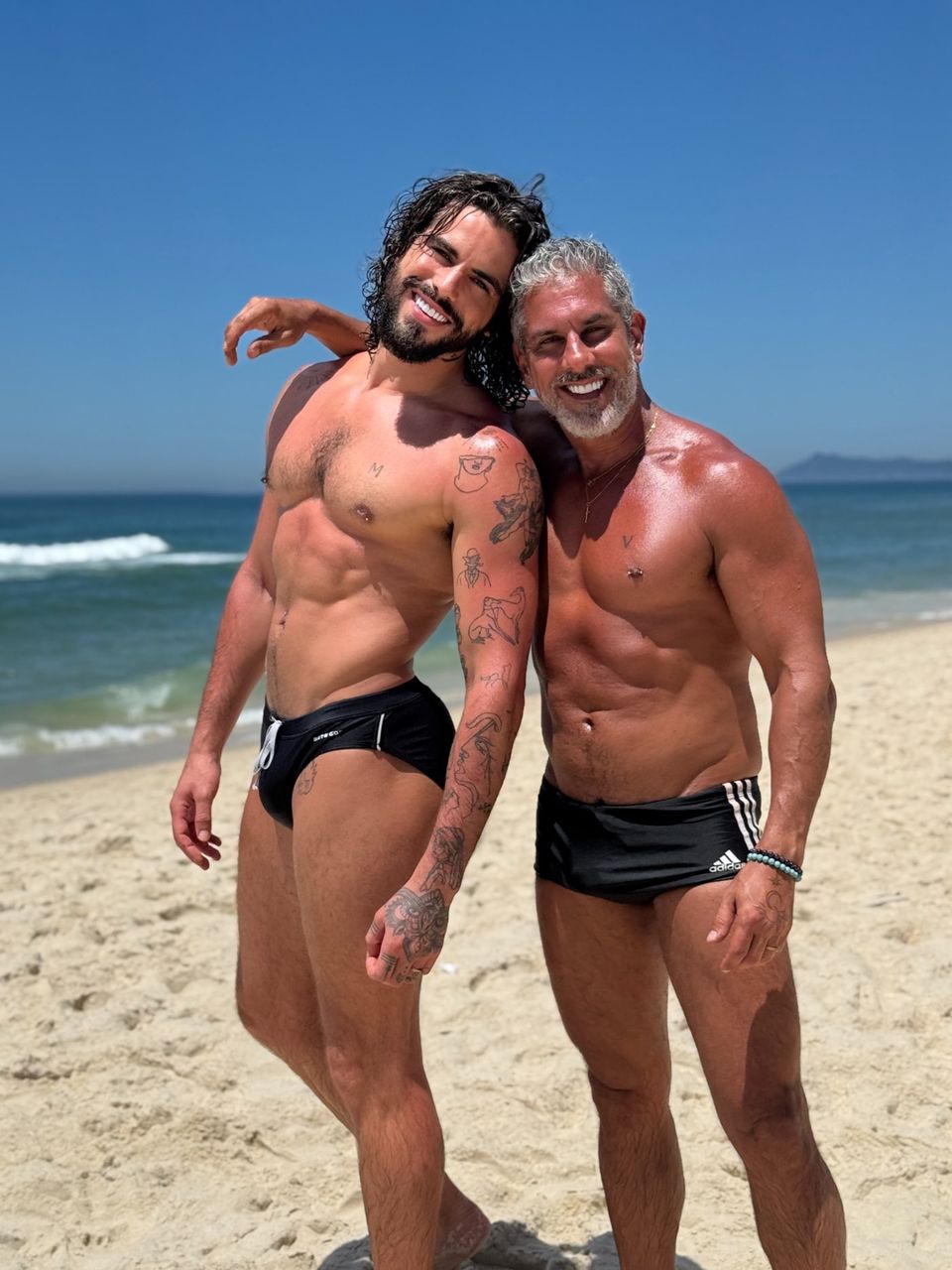 Brazilian gay porn performer Marcelo Caiazzo and French gay porn performer Valentin Amour
