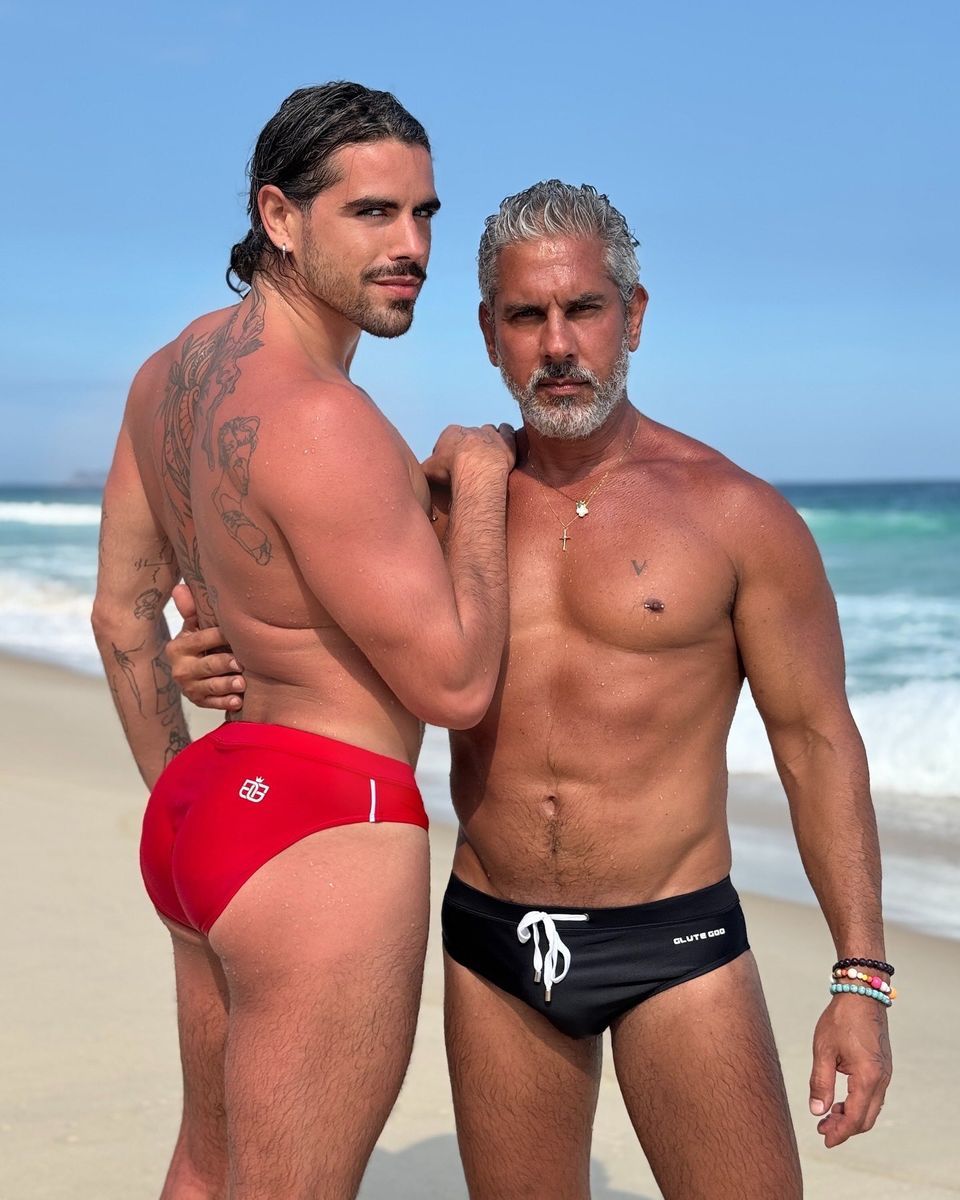 Brazilian gay porn performer Marcelo Caiazzo and French gay porn performer Valentin Amour