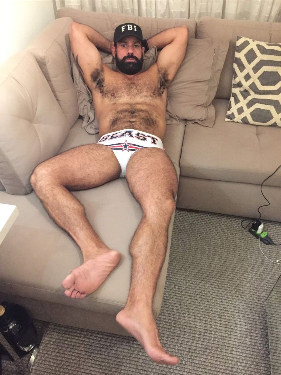 Brazilian gay porn performer Luiz Bear