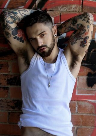Brazilian gay porn performer Igor Lucios, photo by Pieroco