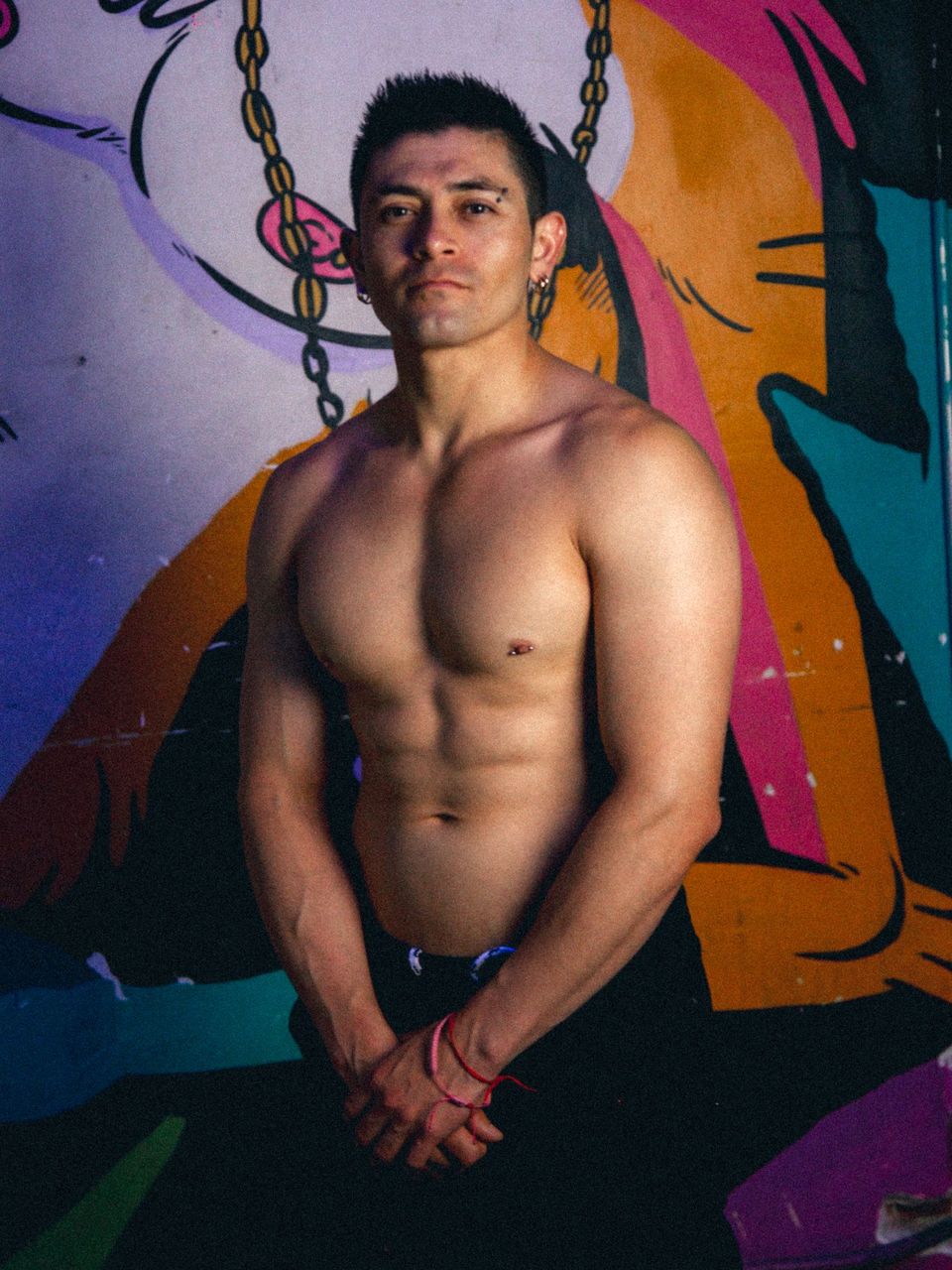 Mexican gay porn performer James Antho