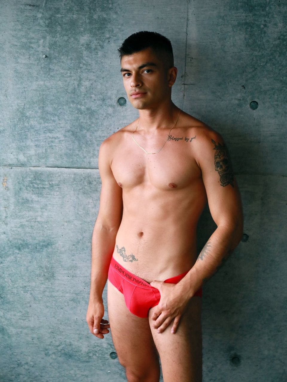 Colombian gay porn performer Nico Raw