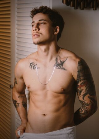 Brazilian gay porn performer Leonardo Safra