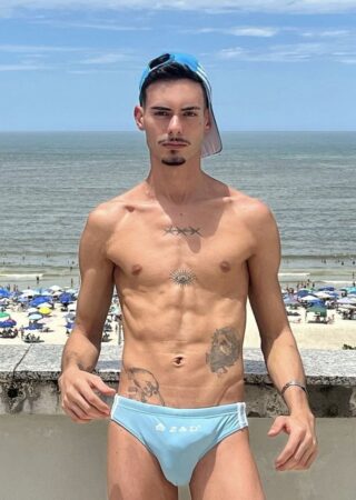 Brazilian gay porn performer Heitor Baumann