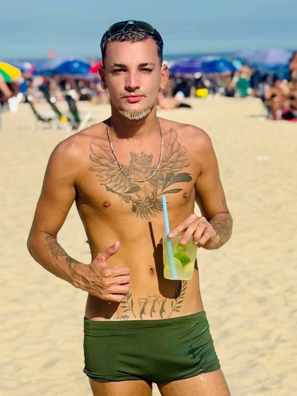 Brazilian gay porn performer Lukas Andretto