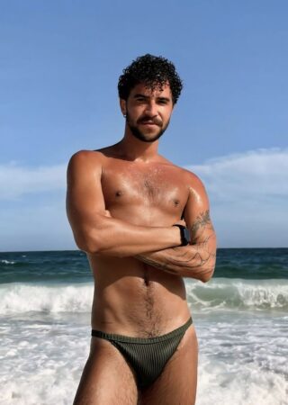 Brazilian gay porn performer Walace Abu Kamel aka Arabk