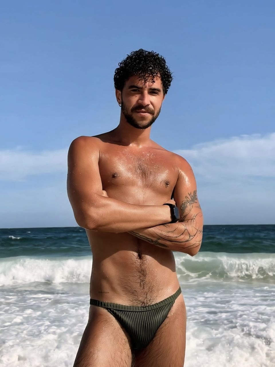 Brazilian gay porn performer Walace Abu Kamel aka Arabk