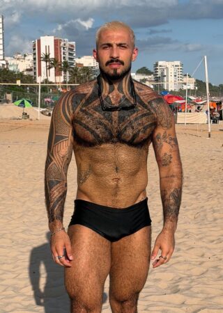 Brazilian gay porn performer Guilherme Mendes