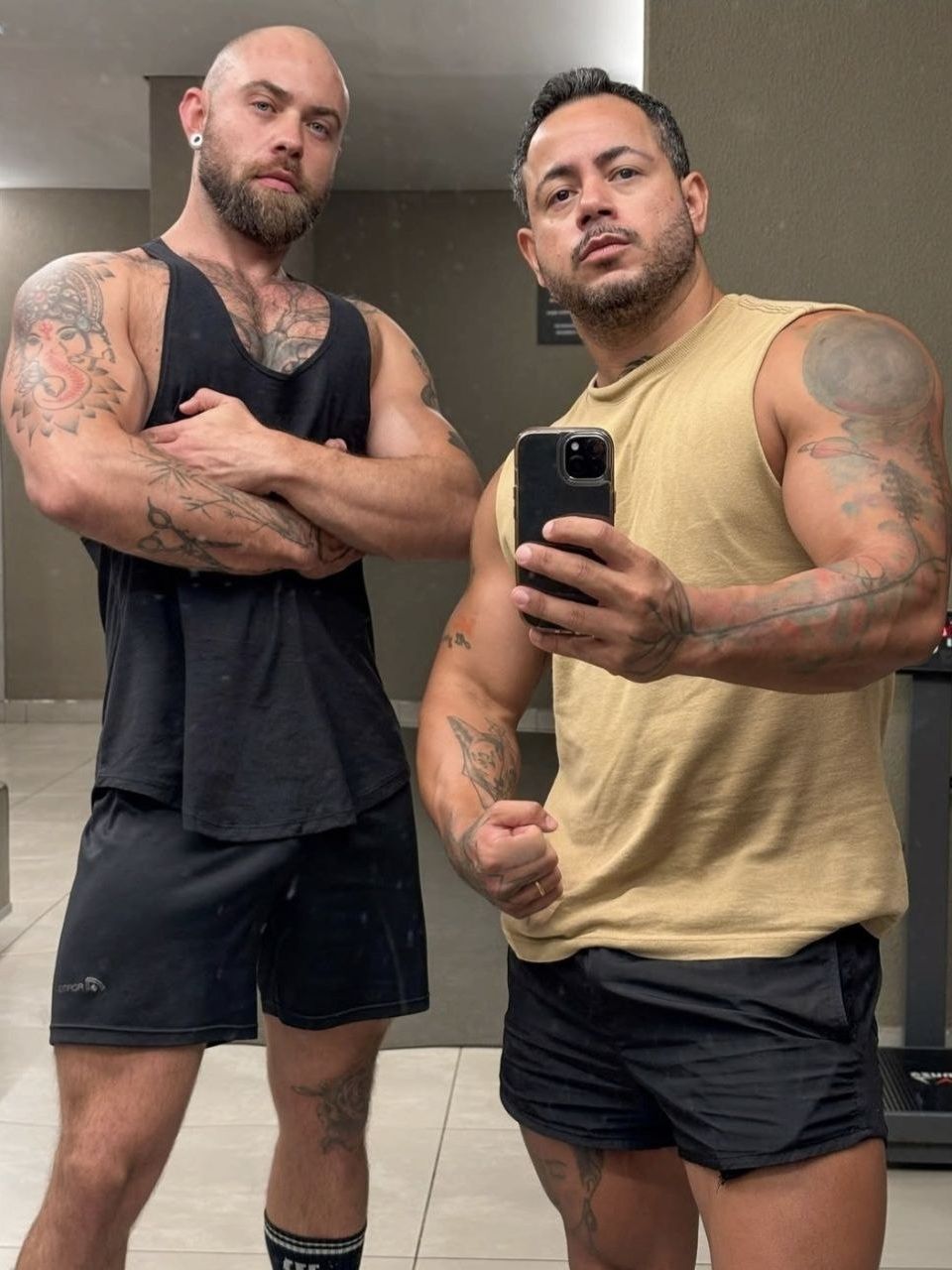 Brazilian gay porn performers' couple Dionísios Casal